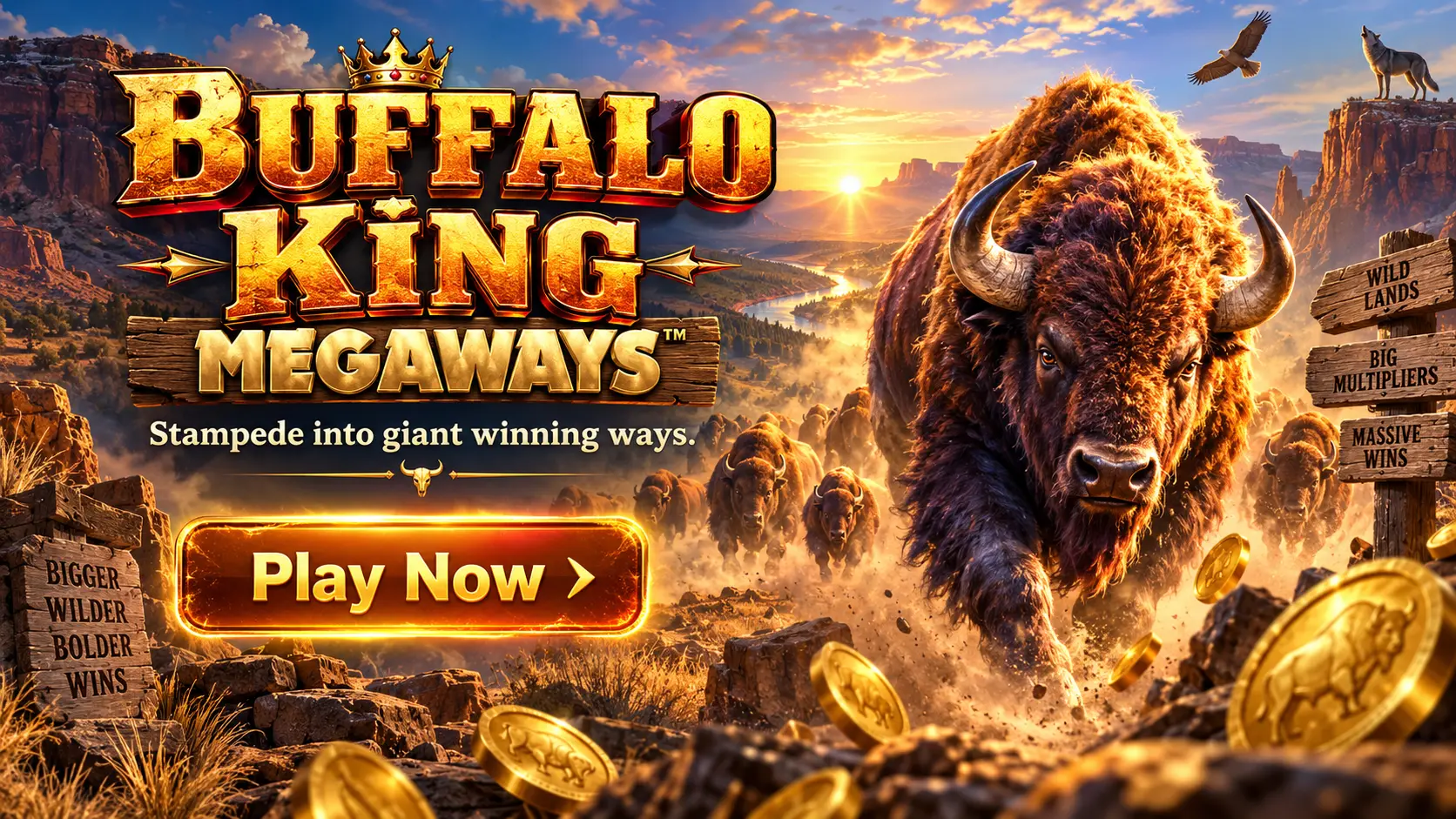 Buffalo King Megaways — Stampede into giant winning ways