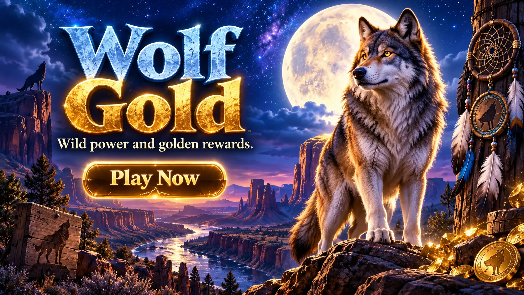 Wolf Gold — Wild power and golden rewards